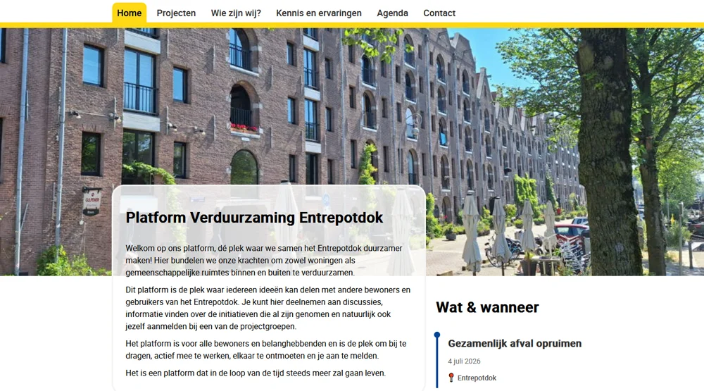 Duurzaam Entrepotdok - foto 1